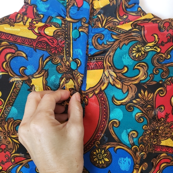 Laura & Jayne Collection Vintage Colorful Blouse - Picture 10 of 11